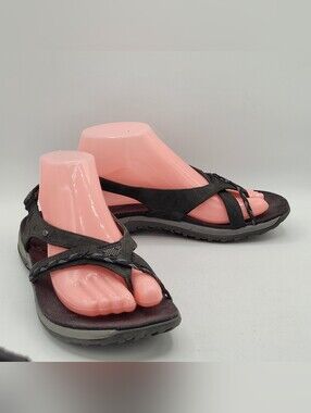Merrell Strappy Black Sandals Size 8